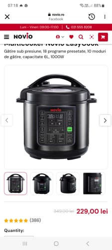 Customer photo review of Multicooker Novio EasyCook