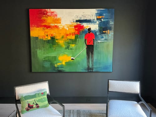 Customer review photo for Colorful Painting #CA260