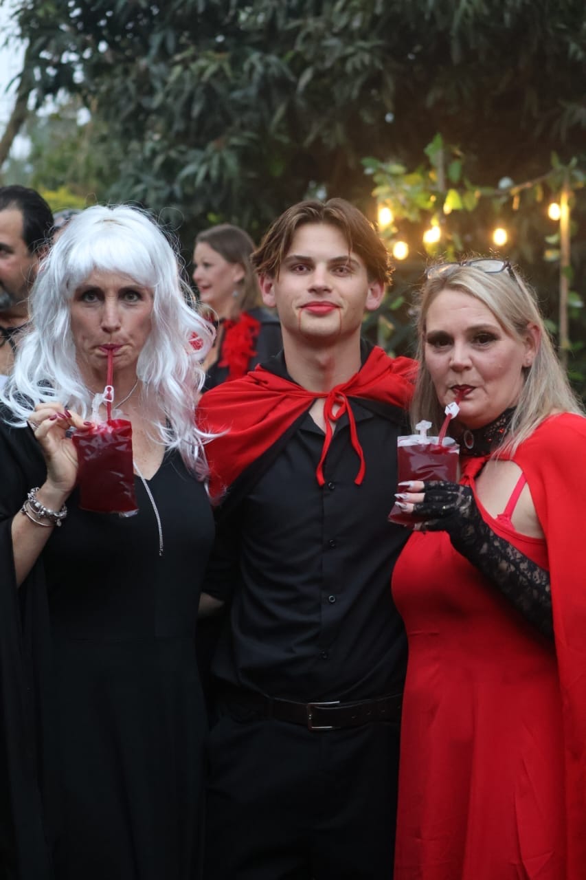Customer photo review of Halloween Murder Mystery Game Kit - Vampire Ball