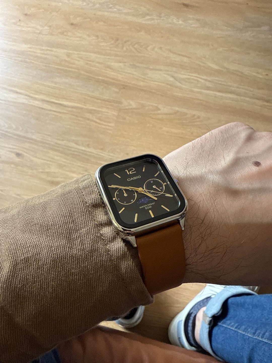 Customer photo review of Reloj Casio Análogo MTP-M305L-1AV Moonphase Correa de Cuero