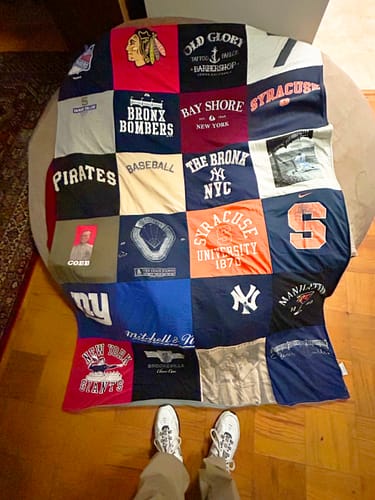 Customer photo review of Premium T Shirt Quilt