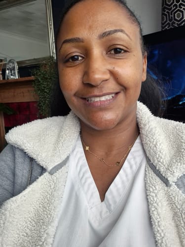 Customer photo review of Multi Clover Necklace