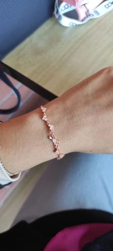 Customer photo review of Diana Bow Bracelet