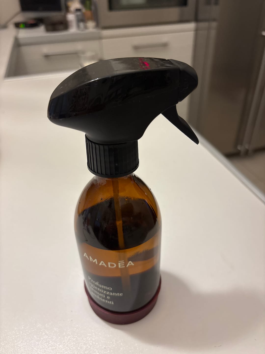 Customer photo review of Profumo "Baci di Talco" - Igienizzante tessuti e ambienti 300ml