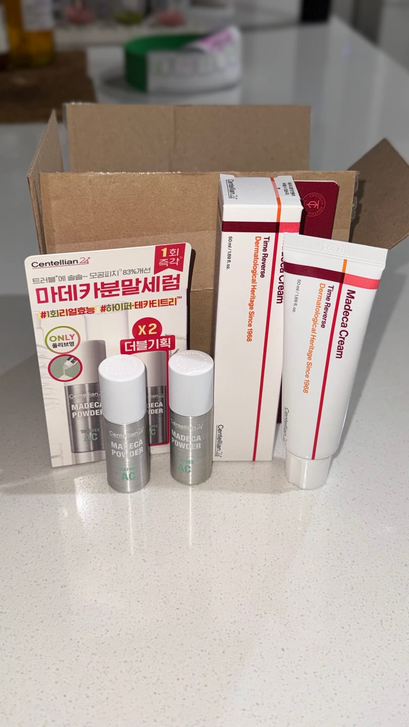 Customer photo review of Madeca Cream Time Reverse Full Moon Edition 50ml+15ml