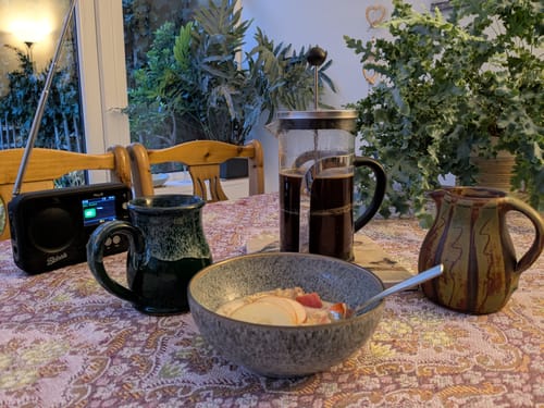 Customer photo review of Medium Roast, Fairtrade, Organic, Bird Friendly Coffee Beans Blend - 1kg