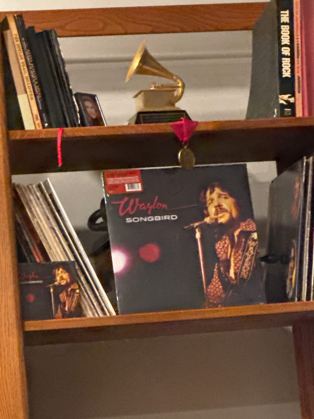 Customer photo review of Waylon Jennings "Songbird" Black Vinyl LP Pre-Order
