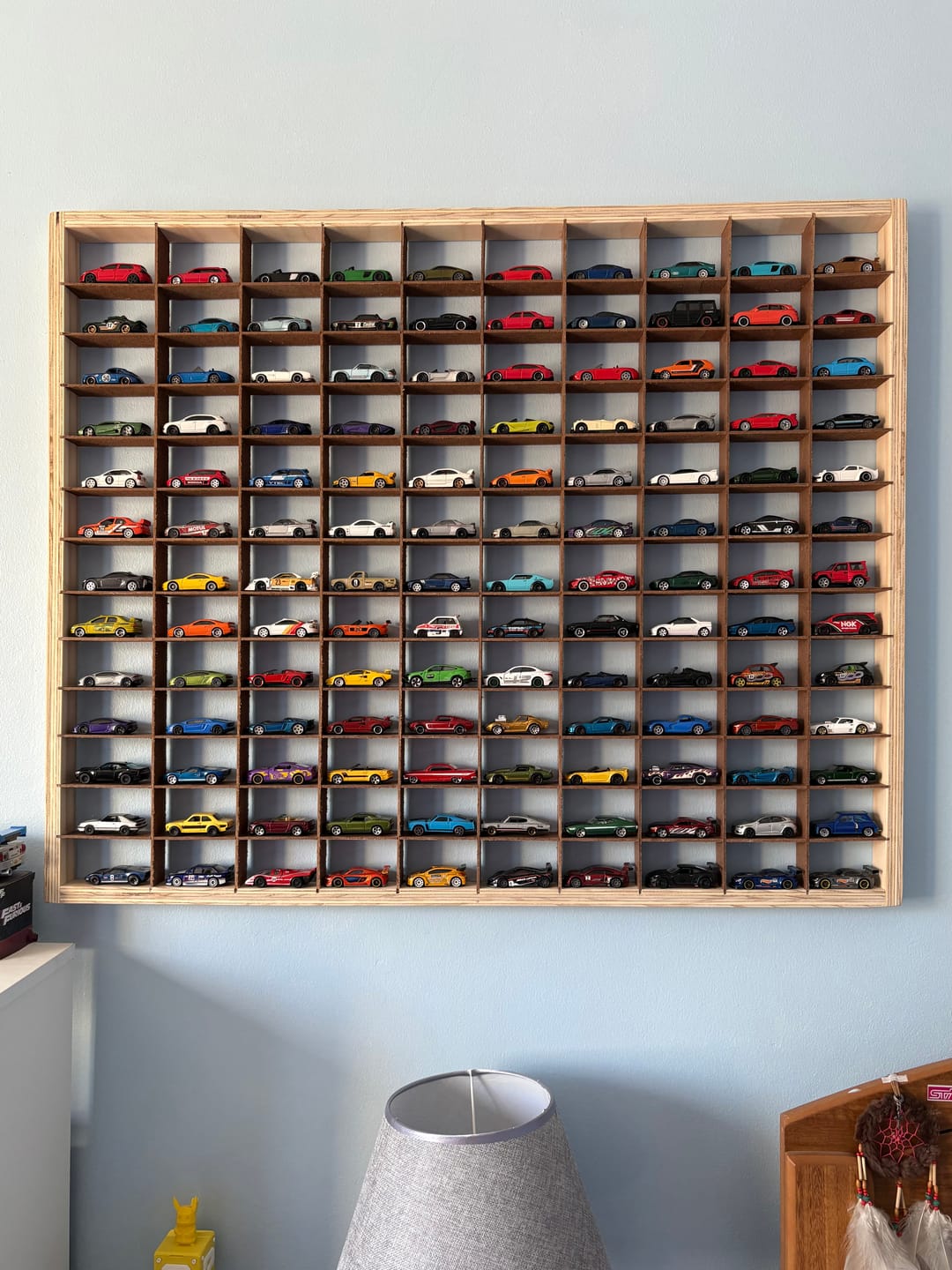 Customer photo review of Repisa para 100 autos