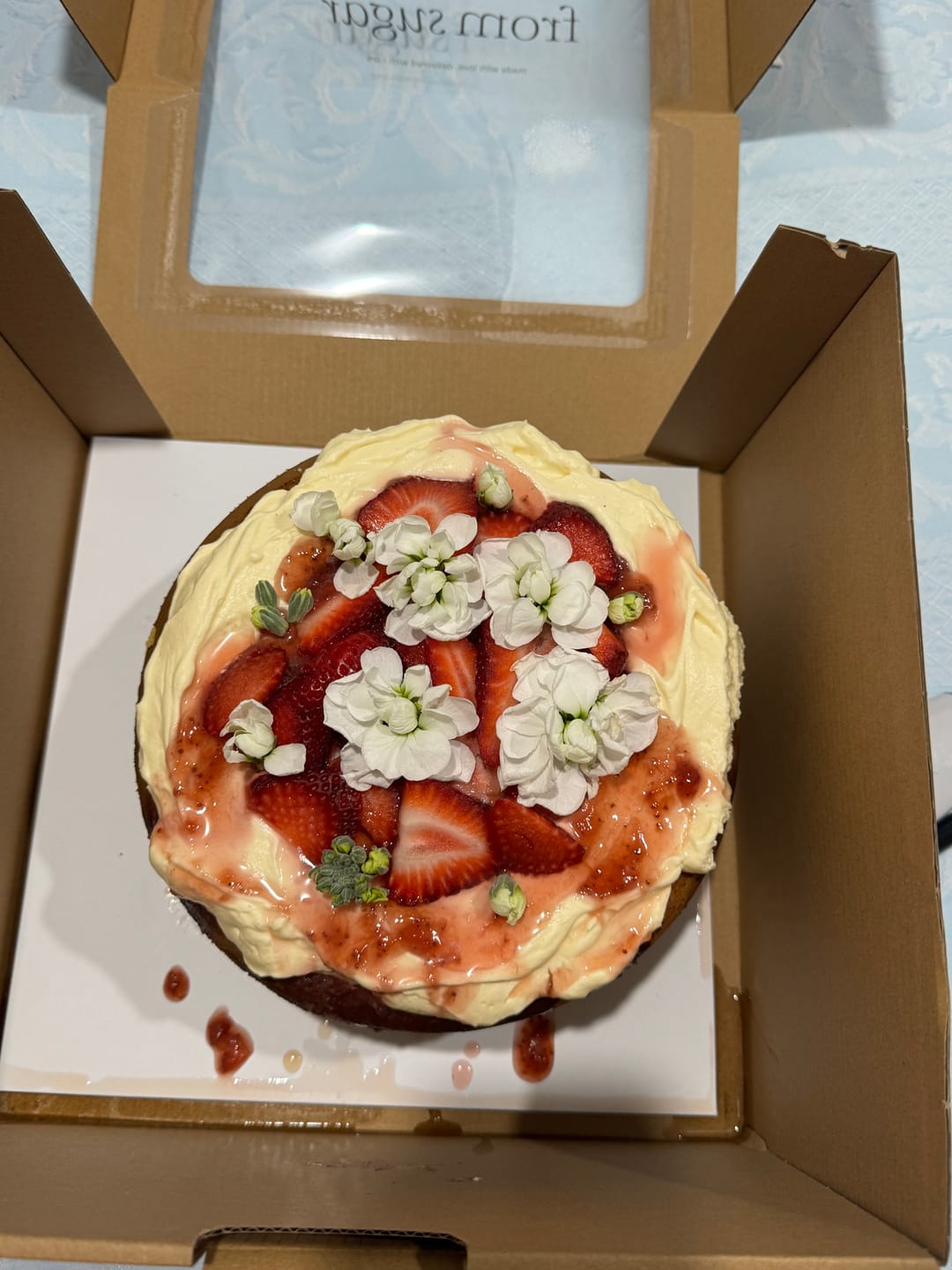 Customer photo review of victoria sponge