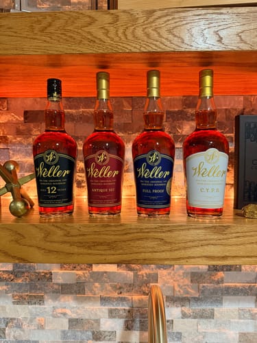 Customer photo review of W.L. Weller Full Proof Bourbon Whiskey - Single Barrel Select K.W.S. Edition (750ml)