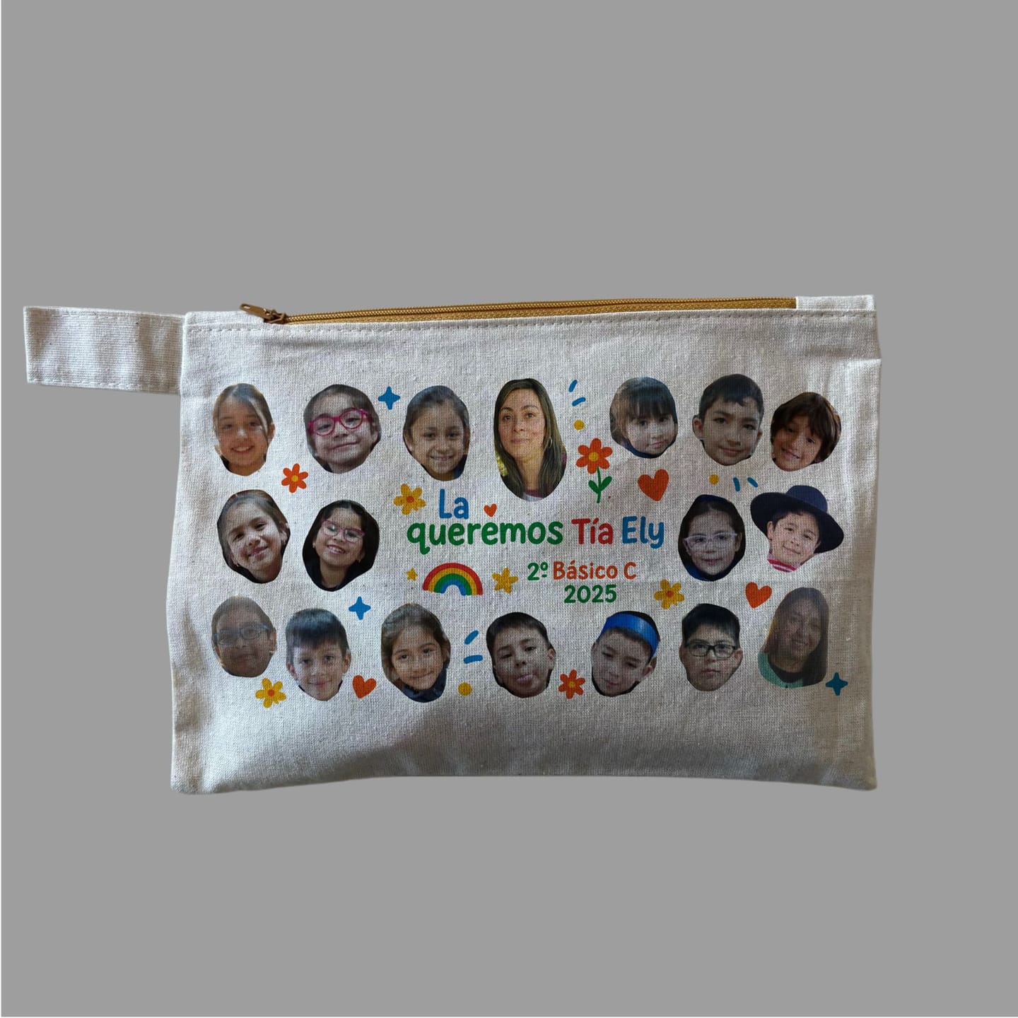Customer photo review of Estuche Personalizado Dibujo  Regalo profe