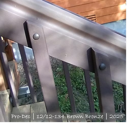 Customer photo review of 12/12-134 Brown Bronze