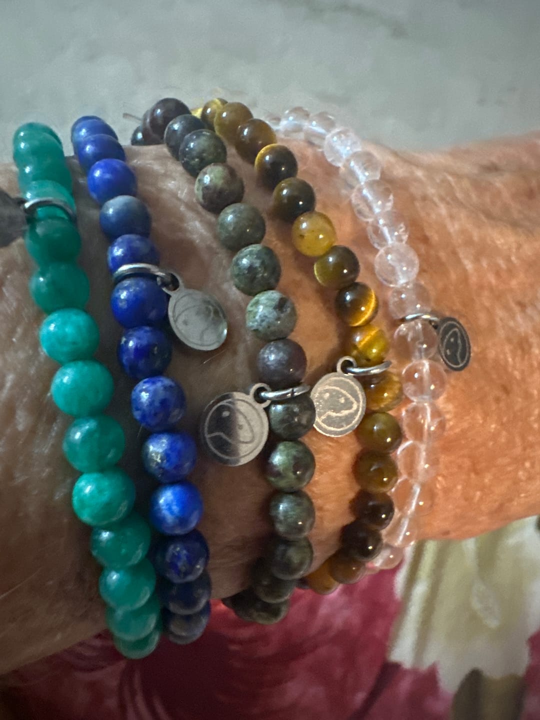 Customer photo review of Clear Quartz Bracelet Mini