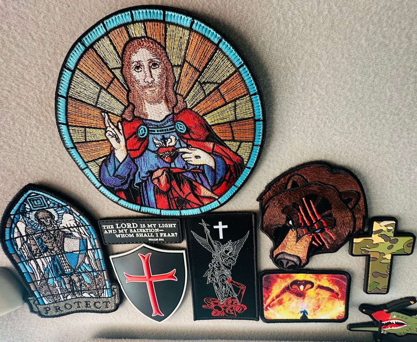 Customer photo review of SAINT MICHAEL Patch