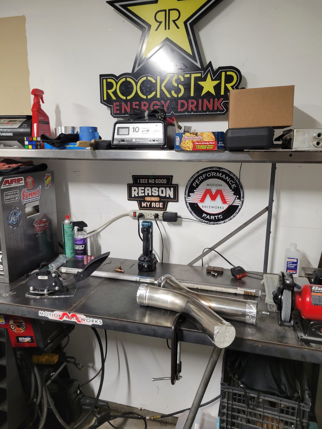 Customer photo review of Motion Raceworks 12" Stamped Metal Sign