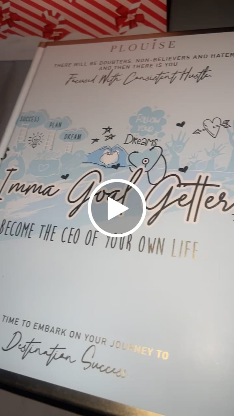 Customer video review of P. Louise Imma Goal Getter Inspirational Diary