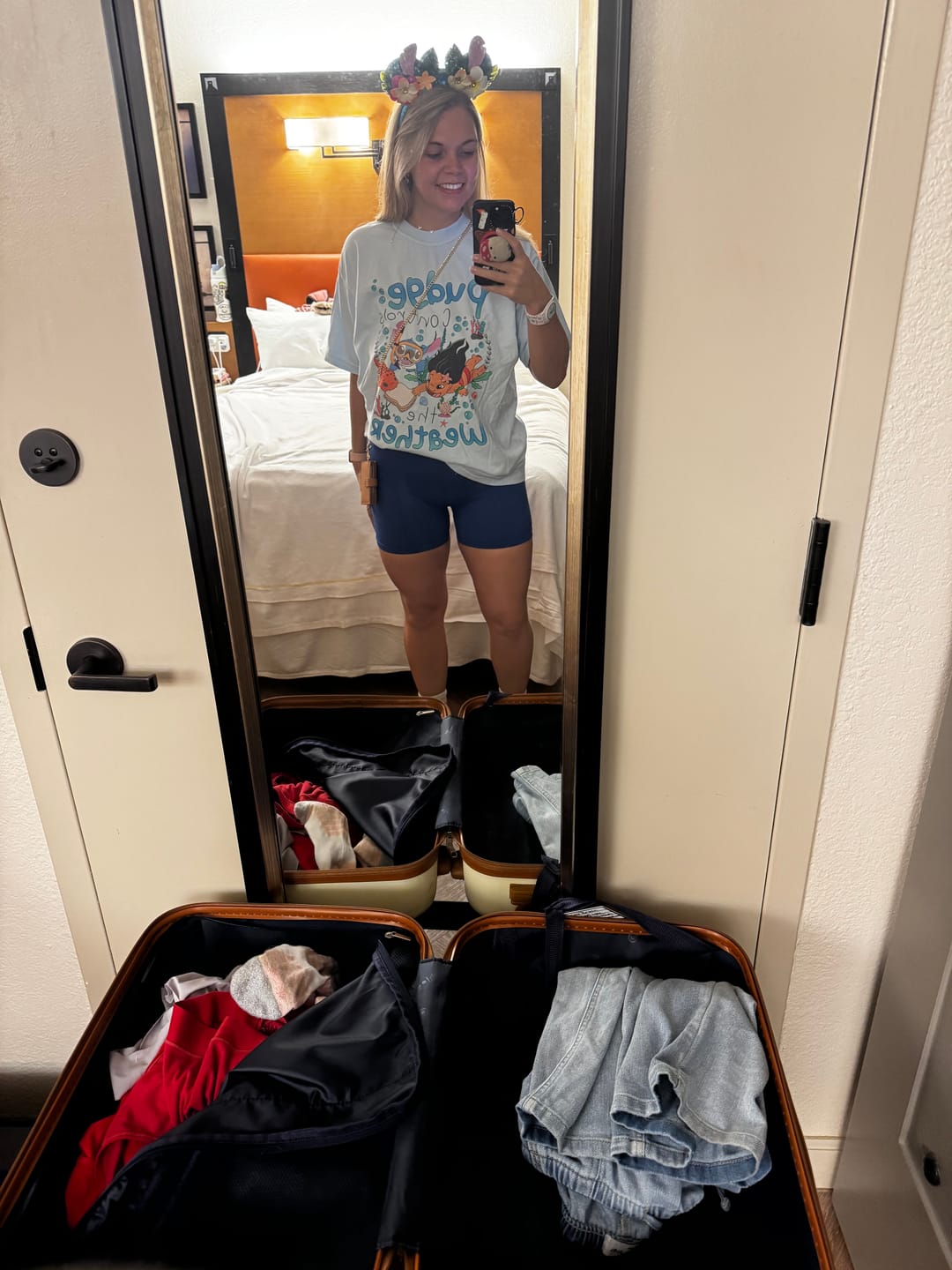 Customer photo review of Stitch Hawaii Mickey Ears
