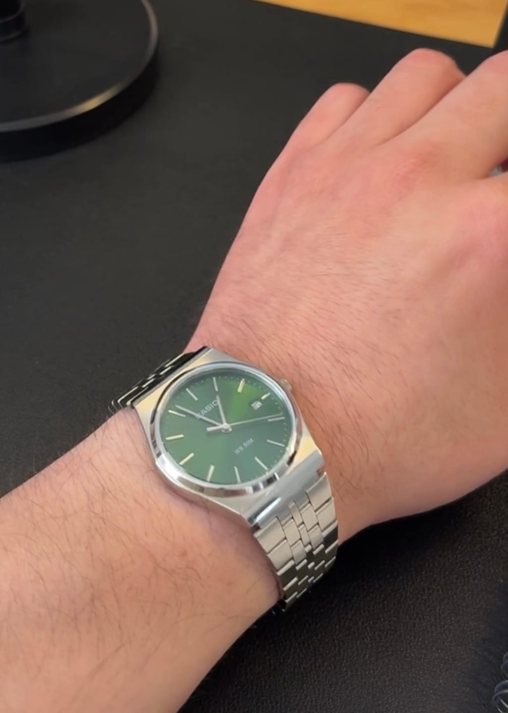 Customer photo review of Reloj Casio Análogo MTP-B145D-3AV Verde 35mm