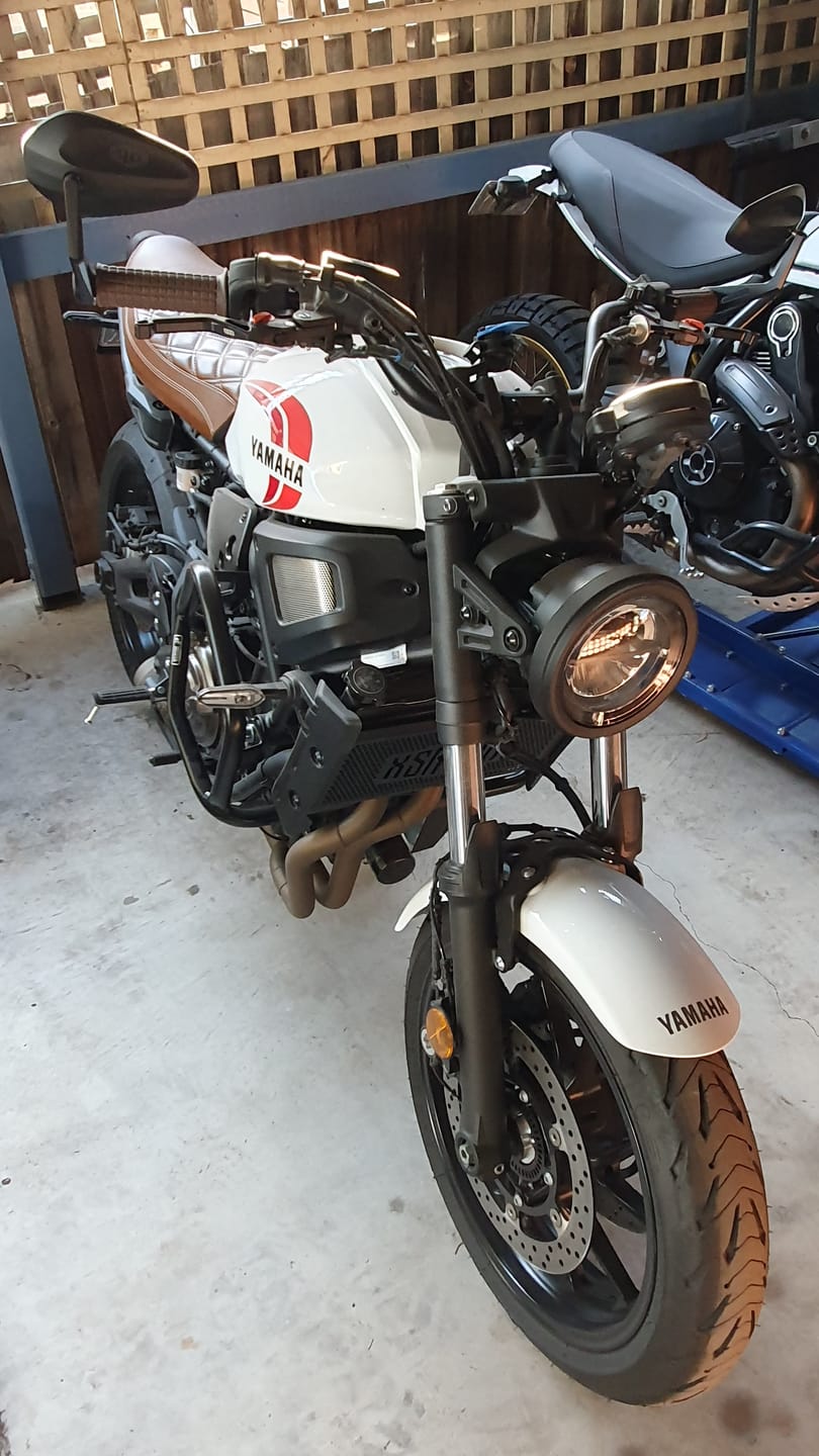 Customer photo review of EVOS Short Levers for Yamaha MT07 / MT09 / XSR700 & More
