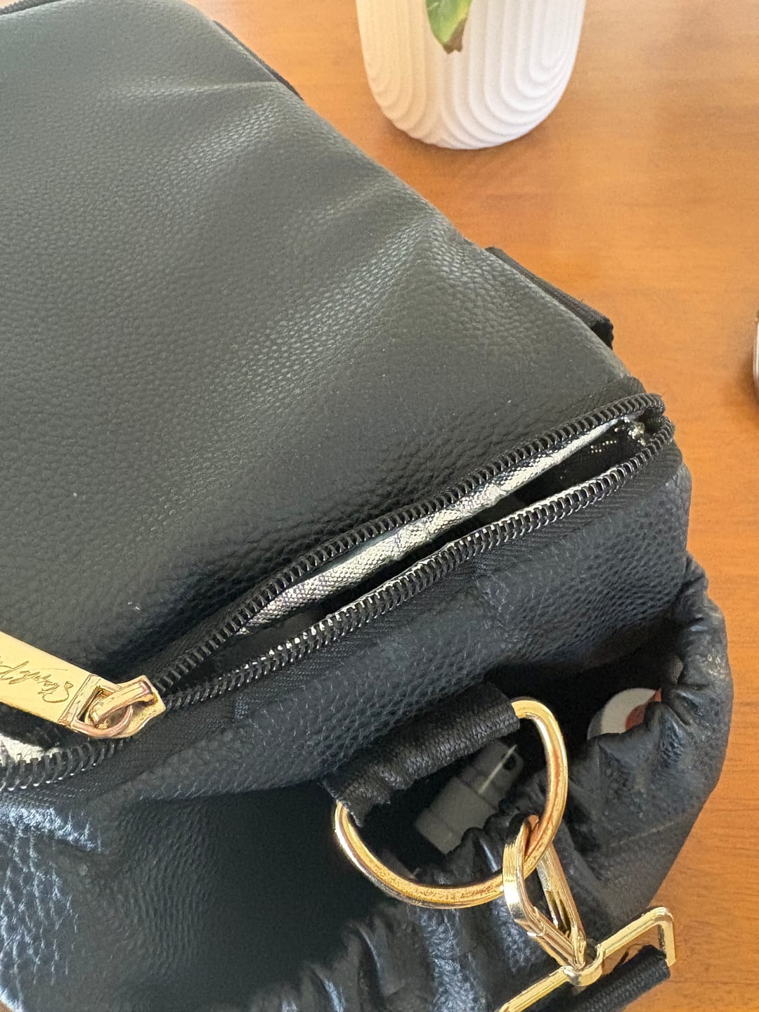 Customer photo review of Luxe Insulated Lunch Bag - Black
