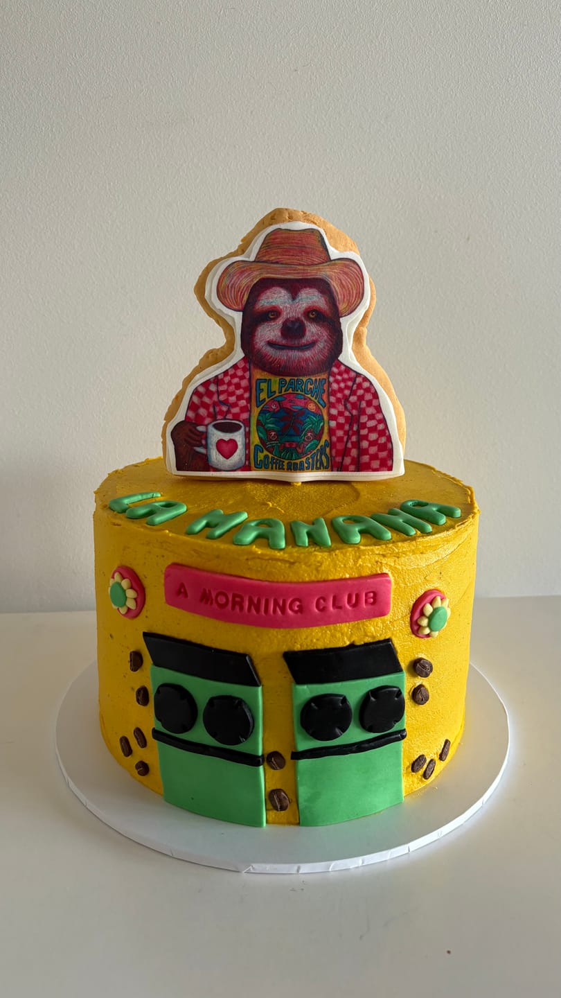 Customer photo review of A5 Rectangle Custom Edible Icing Image