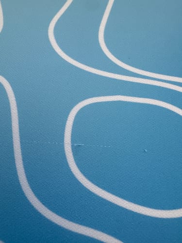 Customer photo review of Icy Cyan Topo Mousepad