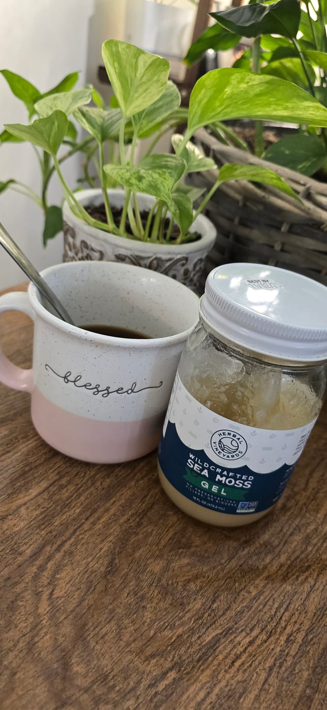 Customer photo review of 60 Day Sea Moss Gel Dynamic Duo