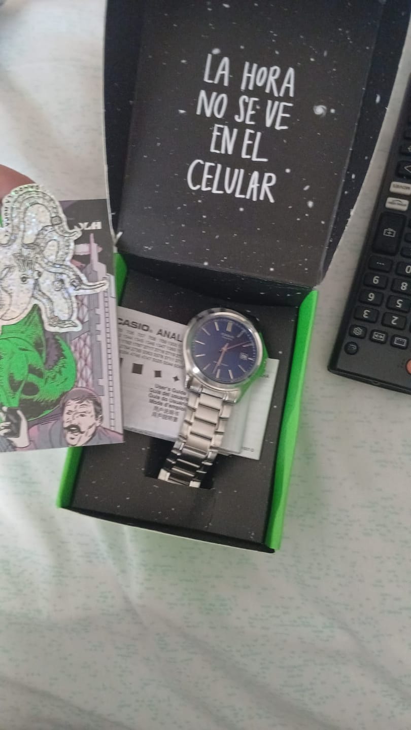 Customer photo review of Reloj Casio Análogo MTP-1183A-2A Azul Acero Inoxidable