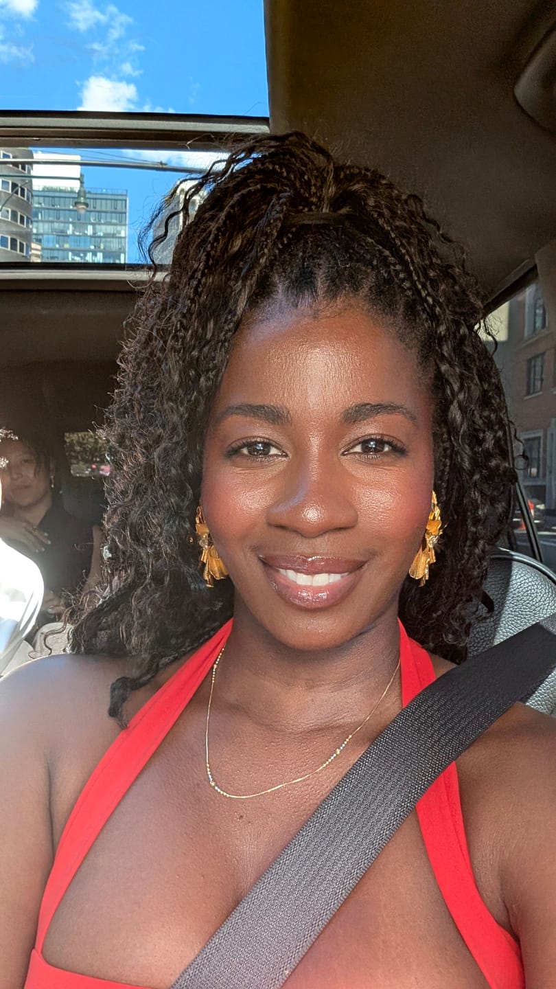 Customer photo review of Water Deep Wave Bulk Hair Extensions for Braiding