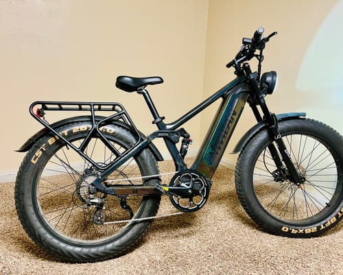 Customer photo review of Rear Rack + Rear Tail Light (for T7)