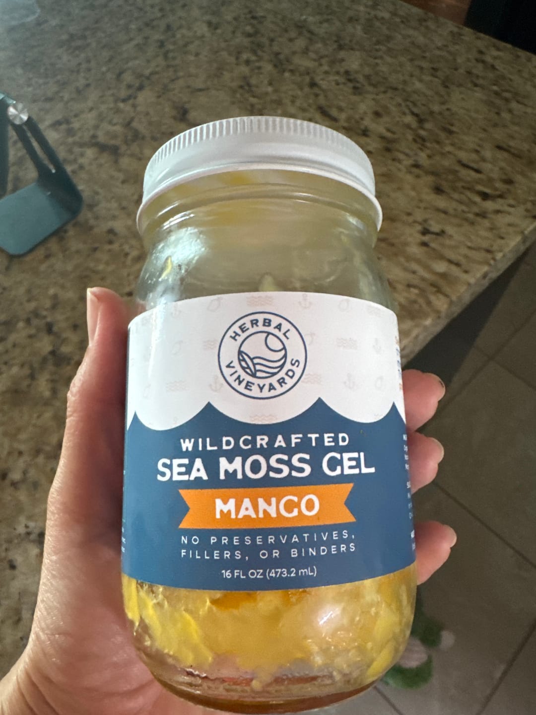 Customer photo review of Flavored Sea Moss Gel Trio Bundle