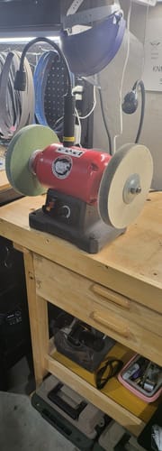 Customer photo review of 100% Wool Felt Polishing Wheel