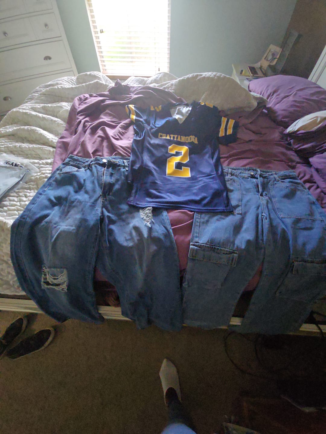 Customer photo review of Custom Replica Football Jersey for Men Women Youth Personalized Practice Shirts