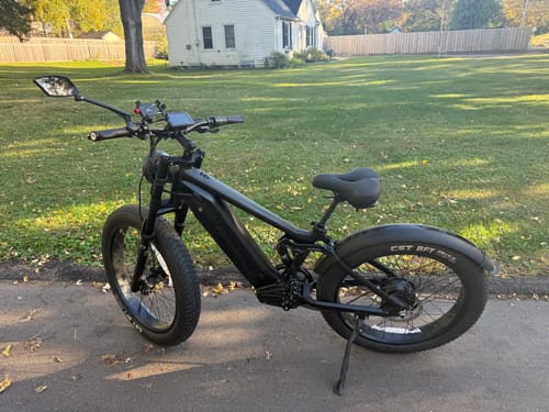 Customer photo review of T7PRO Full Suspension Mountain E-bike