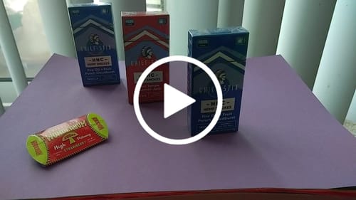 Customer video review of Chief Stix HHC Hemp Smokes Sativa Sour Tangie + Lemon Jack