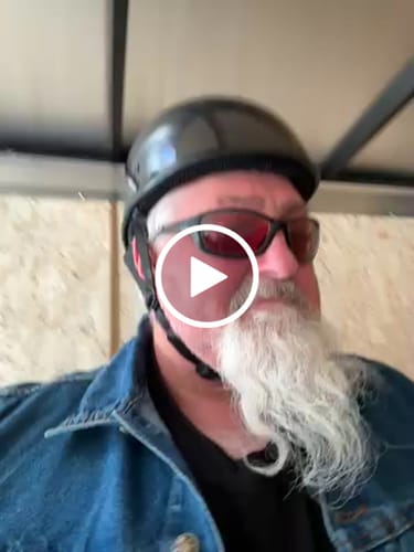 Customer video review of 🎁 Blackout Stripe Neck Gaiter (100% off)