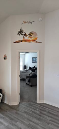 Customer photo review of Sunset Beach Printed Wall Art