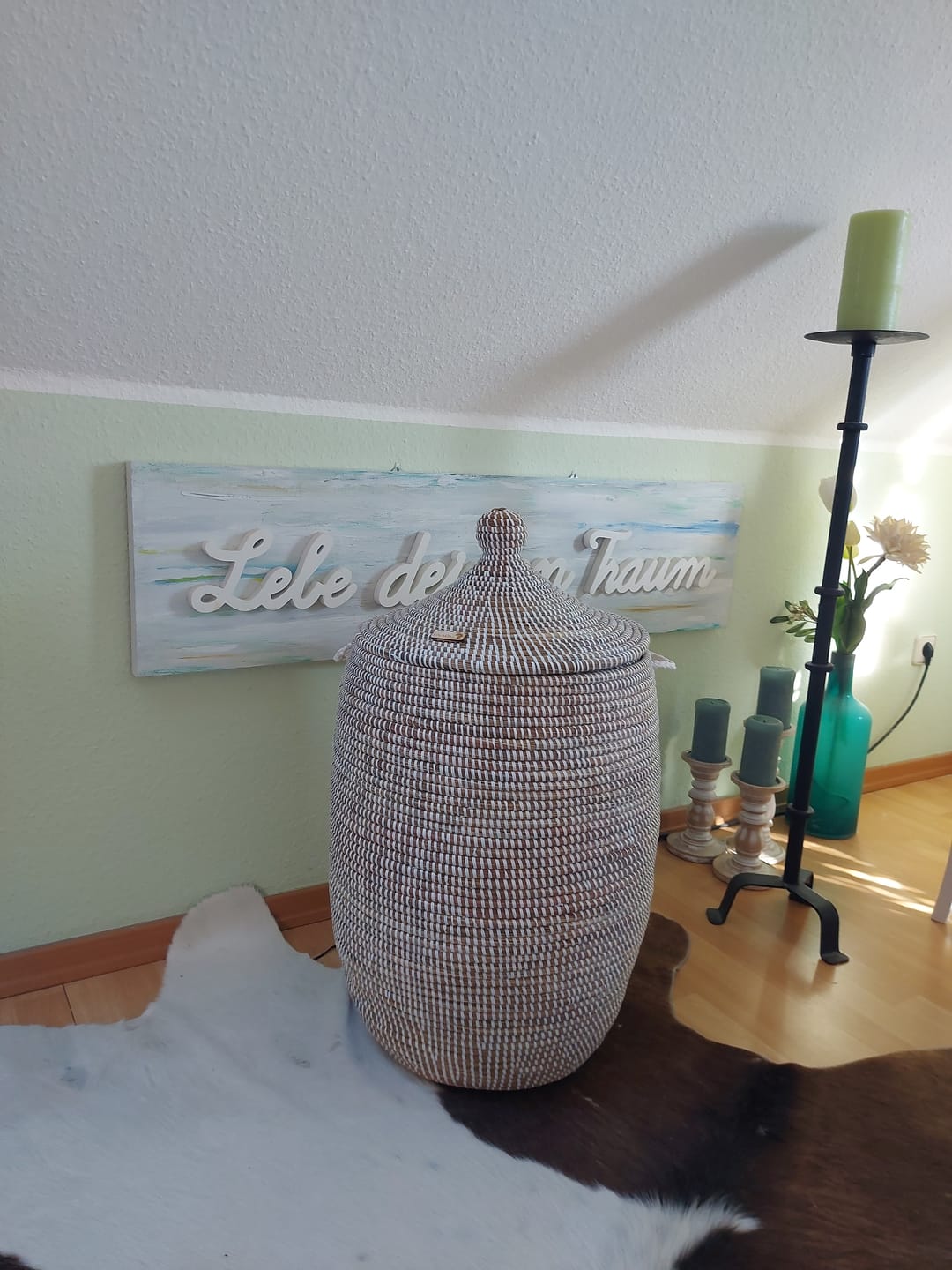 Customer photo review of Wäschekorb mit traditionellem Deckel - large – Djariou