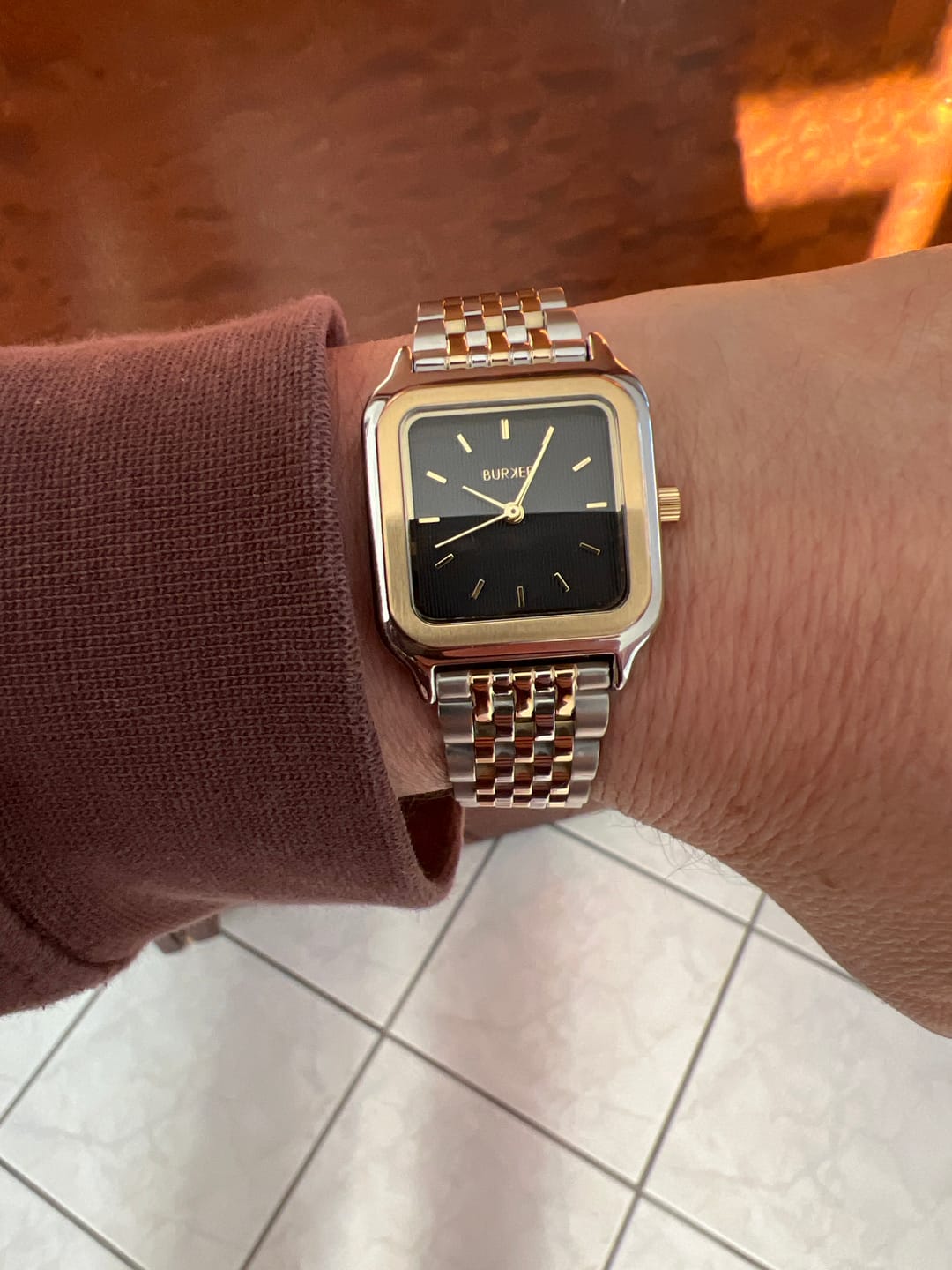 Customer photo review of Macy Black Gold Silver