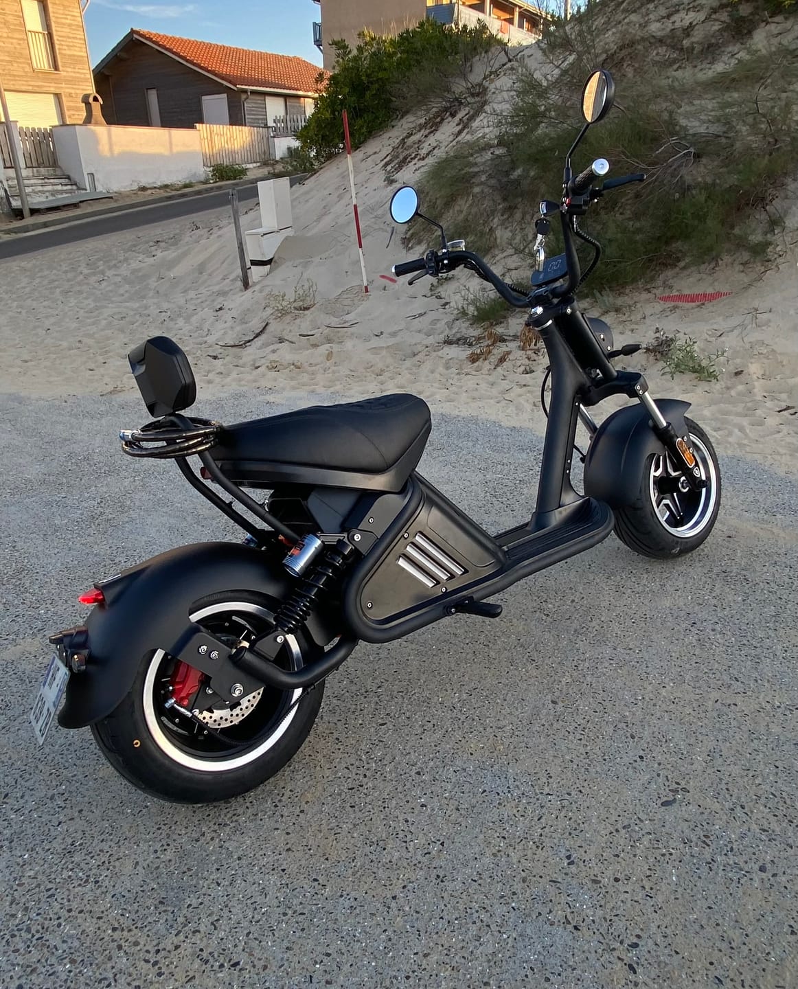 Customer photo review of City Coco trottinette électrique M2 – look chopper , haut de gamme, batterie amovible 30 Ah