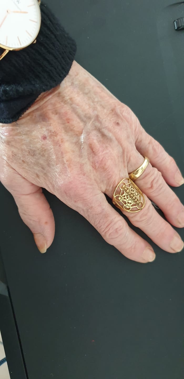 Customer photo review of Bague Ajustable Métatron