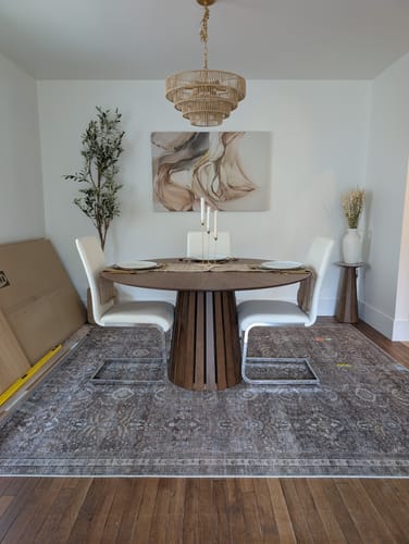 Customer photo review of 'Sand & Gold' Framed Canvas