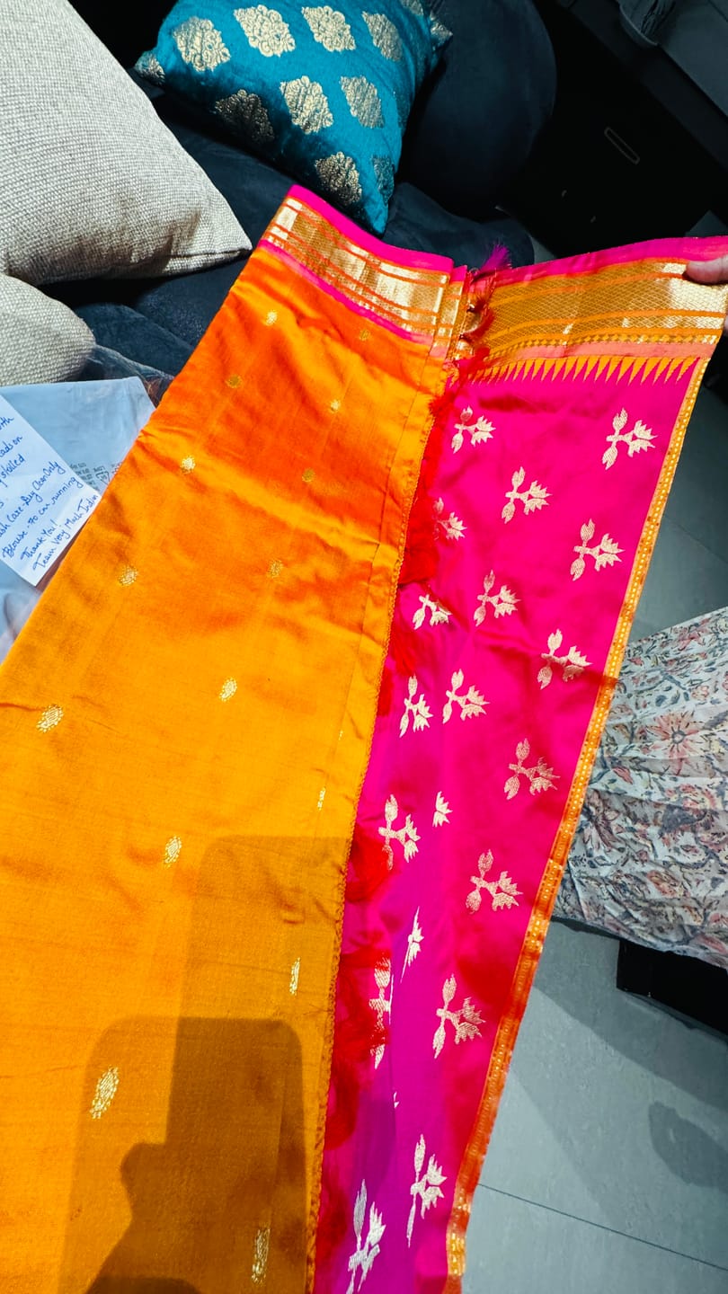 Customer photo review of Saree Fall & Beading