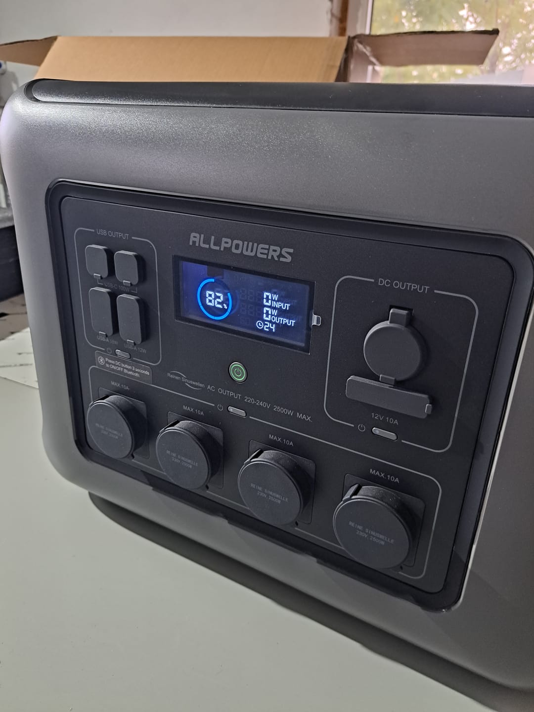 Customer photo review of ALLPOWERS R2500 Portable Power Station 2500W 2016Wh LiFeP04 Battery