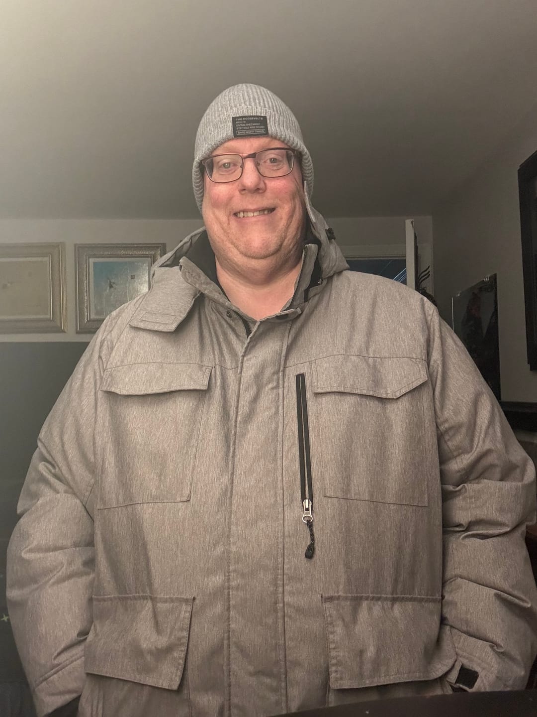 Customer photo review of Merino Wool RSVLTS Limestone Beanie