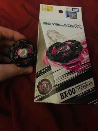 Customer photo review of Takara Tomy Beyblade X BX-00 Mammoth Tusk 2-80E - Metal Coat Black