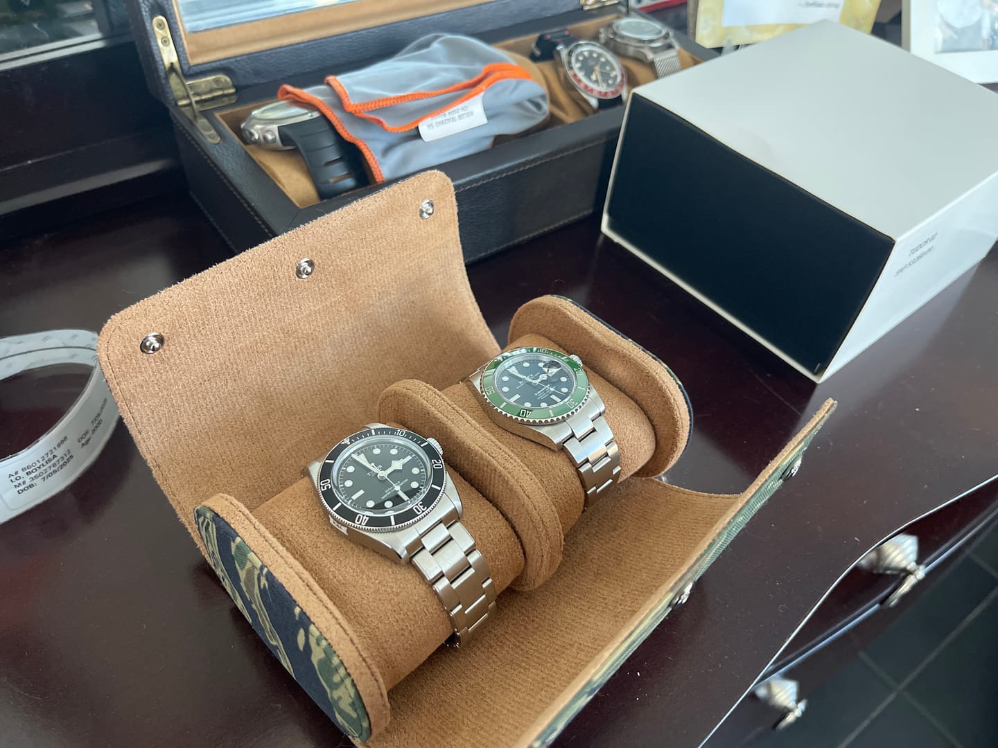 Customer photo review of W.O.E. Watch Tube - Tiger Stripe