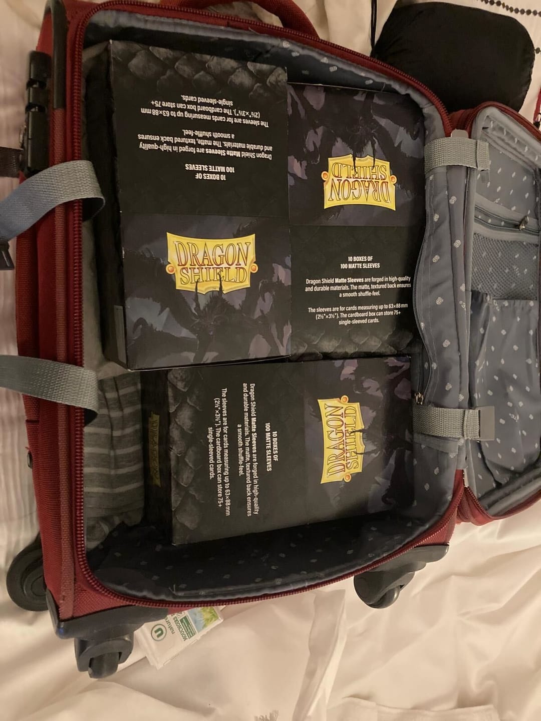Customer photo review of Dragon Shield Display Case – Premium Card Storage & Protection