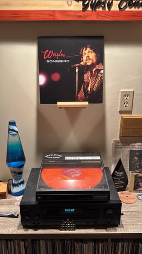 Customer photo review of Waylon Jennings "Songbird" Vinyl LP Pre-Order
