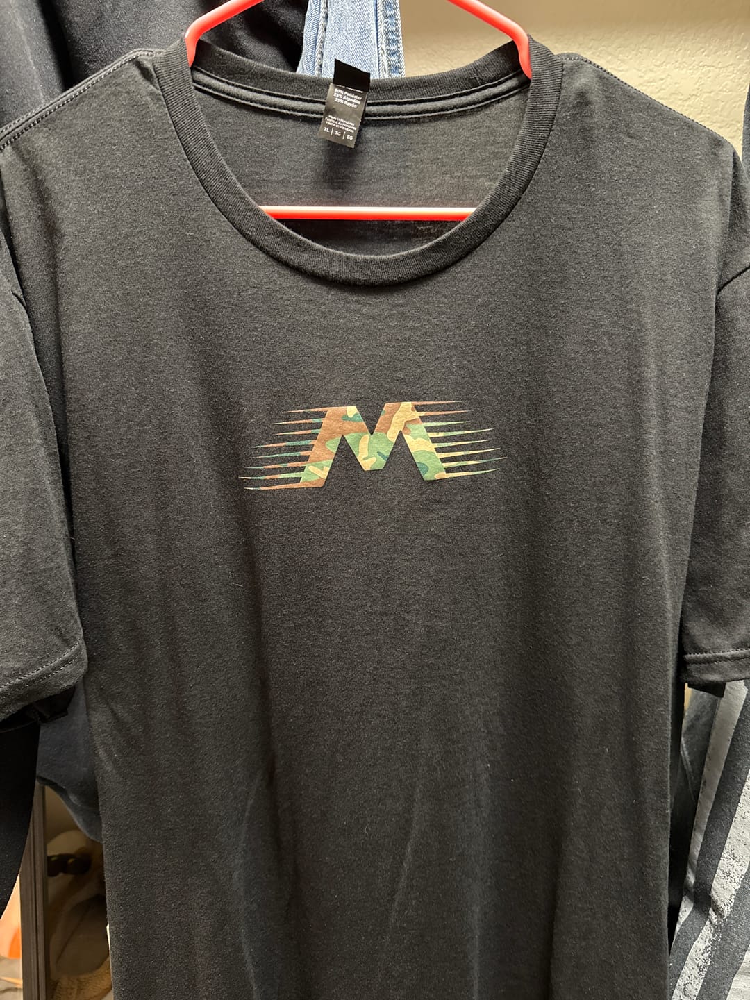 Customer photo review of Motion Camoflauge Black Shirt District
